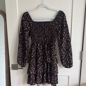 Altar’d State Floral Long Sleeve Dress